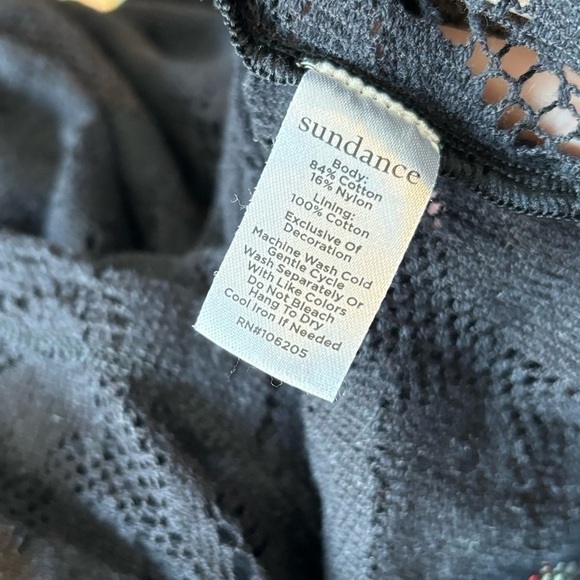 Sundance Dorina Lace top Long Sleeve women’s medium. - Picture 6 of 12